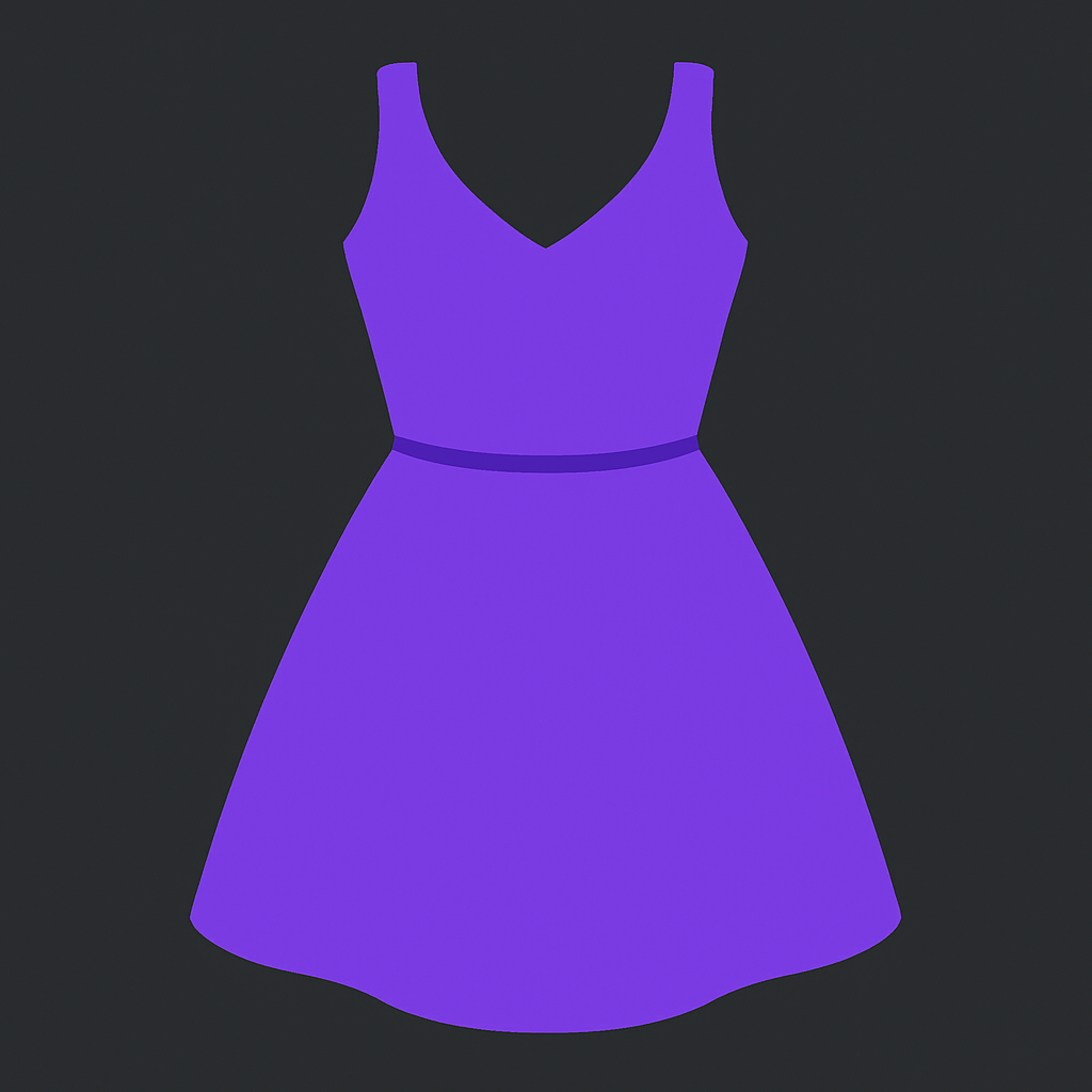 Purple dress